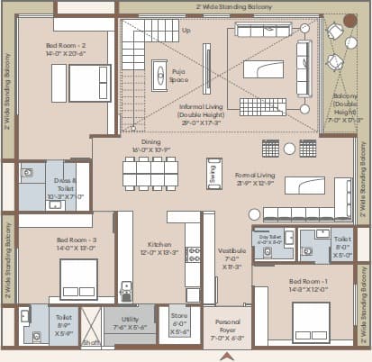 Floor plan → 3D walkthrough — original photo before AI editing